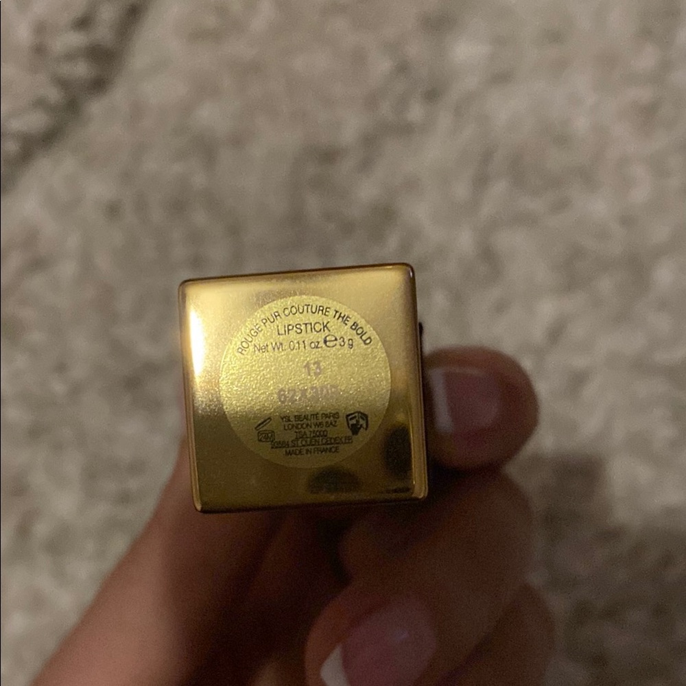 Yves Saint Laurent Gold Lipstick Case